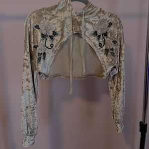 Charlotte Russe velvet top